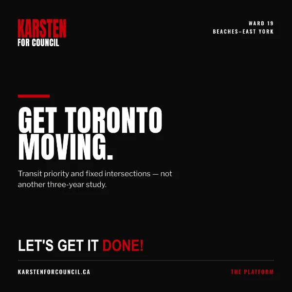 Get Toronto moving graphic
